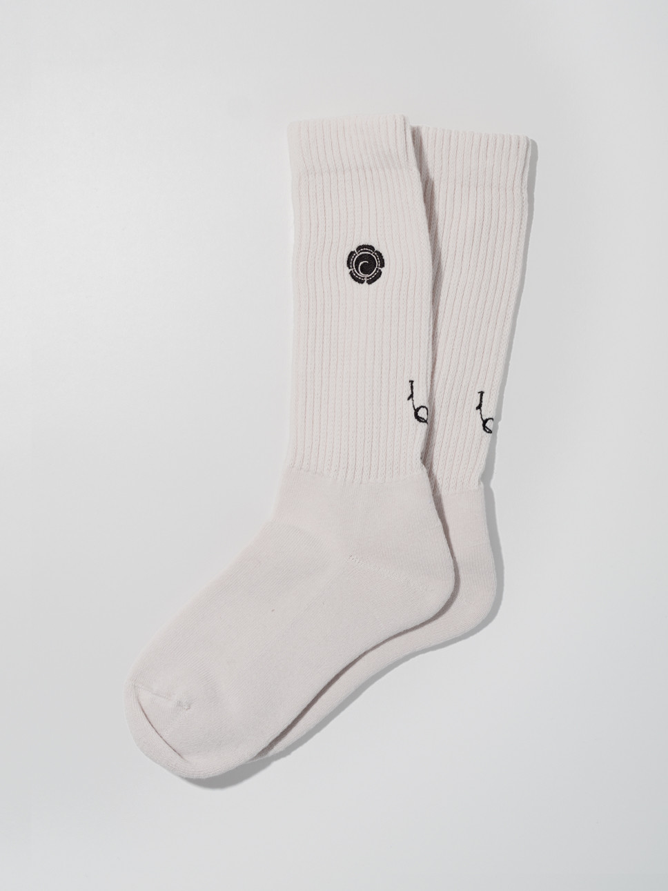 OKADA ICHIMON SOCKS【ベージュホワイト】